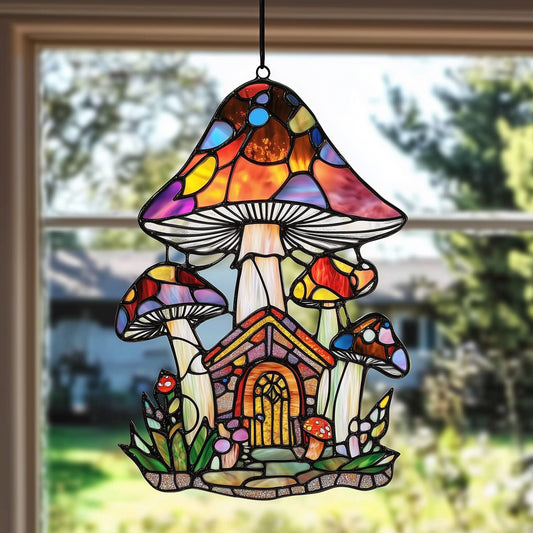 Enchanted Mushroom Suncatcher GFTOTP4872