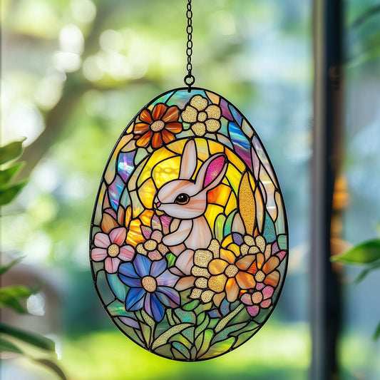 Radiant Easter Glow Stained Glass Suncatcher GFTOTP4957