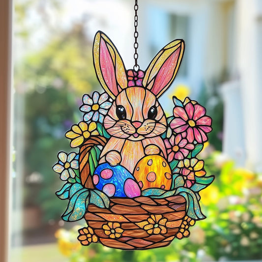 Radiant Easter Glow Stained Glass Suncatcher GFTOTP4959