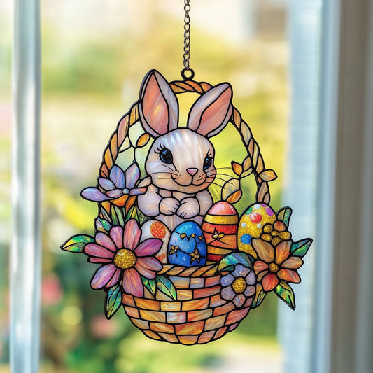 Radiant Easter Glow Stained Glass Suncatcher GFTOTP4960