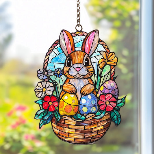 Radiant Easter Glow Stained Glass Suncatcher GFTOTP4961