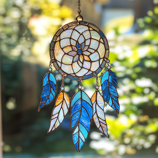 Dreamcatcher Stained Glass Suncatcher GFTOTP5015