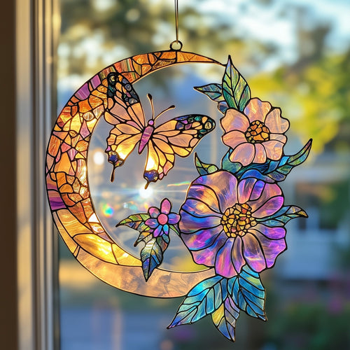 Whispering Wings Stained Glass Suncatcher GFTOTP5168