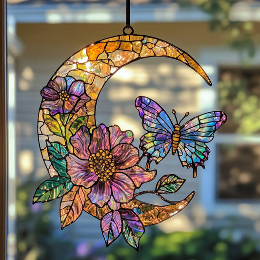 Whispering Wings Stained Glass Suncatcher GFTOTP5169