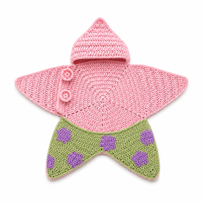 Cozy Crochet Baby Star Suit for Newborns and Toddlers