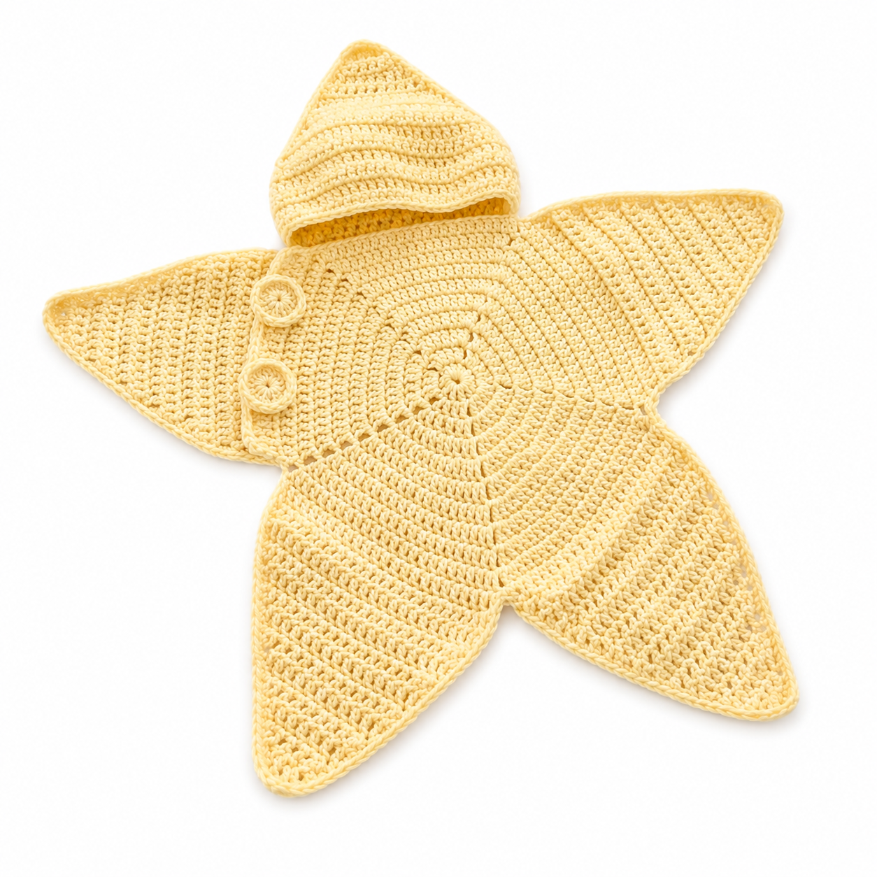 Cozy Crochet Baby Star Suit for Newborns and Toddlers